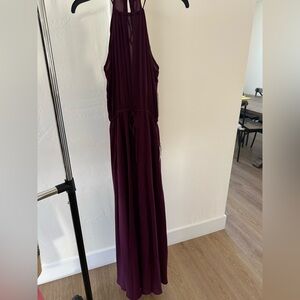 NWT Lulus Halter Neck Maxi Dress